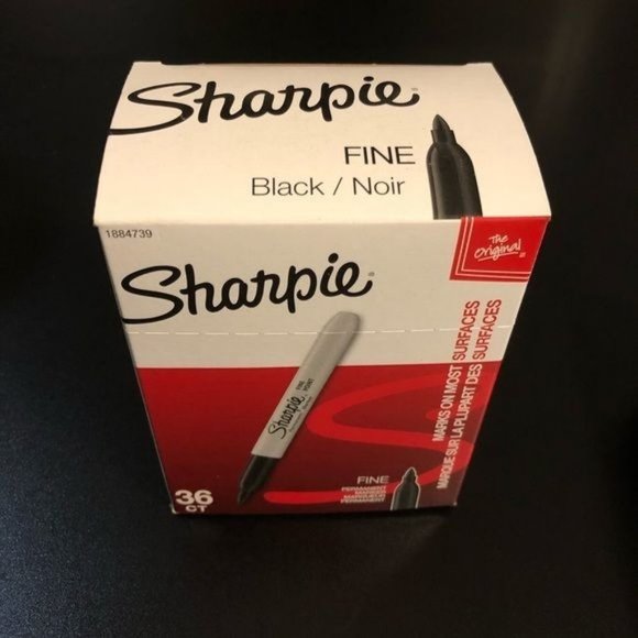 Sharpie Permanent‎ Markers, Fine Point, Black, 36 - Picture 2 of 6